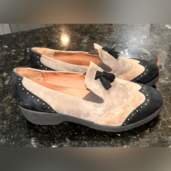 Gentle Souls Briminee “9.5”retro, leather/suede Oxfords Quiet Luxury, collegiate - Picture 1 of 12